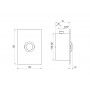 Grifo temporizado urinario Presto XT 2000 UE Inox